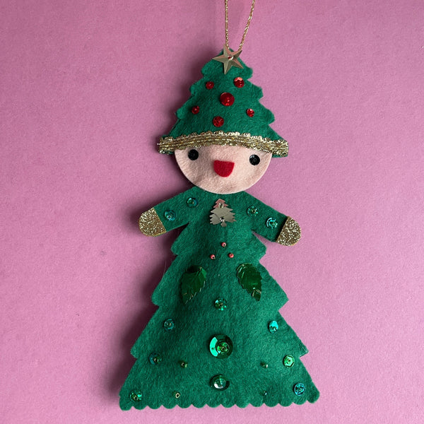 Christmas Tree Dancer Ornament