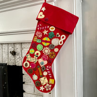 Cooky Book Christmas Stocking | MADE TO ORDER