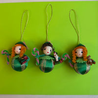 Vintage-style Elf Ornament