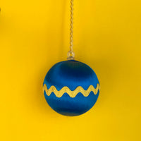 Swedish Satin Ball Ornament