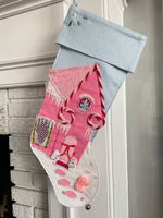 Gingerbread House Christmas Stocking