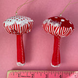 Plush Mushroom Ornament